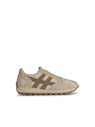 Hogan 'h672' Suede Panels Sneakers In White