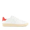 Hogan Leather Sneakers With Flat Rubber Sole In White