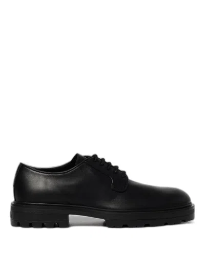 Hogan H673 Lace Up Shoes In Black
