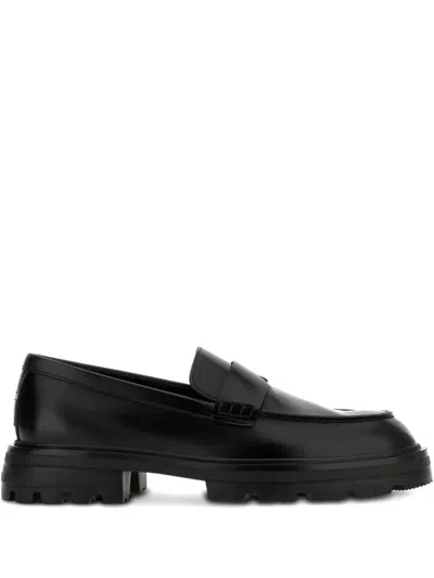HOGAN H673 LEATHER LOAFERS