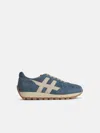 Hogan 'h673' Light Blue Leather Sneakers In Light Blue