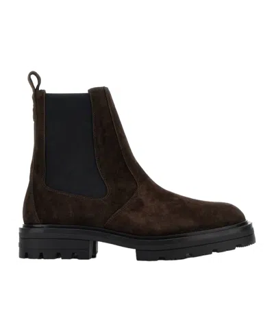 HOGAN HOGAN H673 ROUND-TOE CHELSEA BOOTS