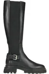 Hogan H674 Biker Boots In Black