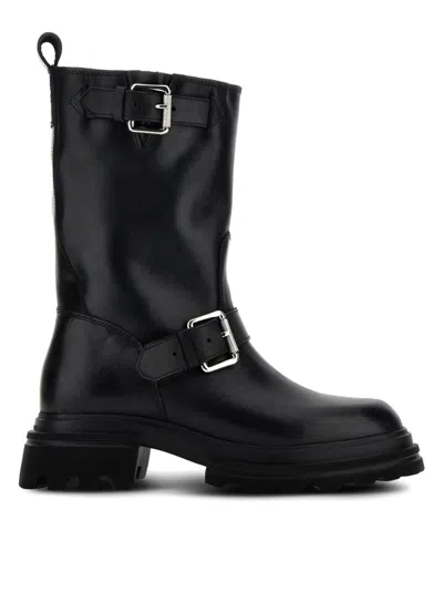 HOGAN H674 BIKER BOOTS