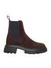 Hogan Chunky Platform Ankle Boots With Elastic Panels In Multi