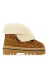 Hogan H675 Lace-up Boots In Brown