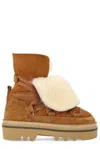 Hogan H675 Lace-up Boots In Luggage