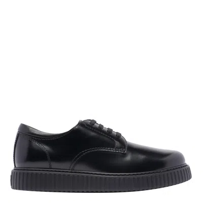 Hogan H677 Lace Up Shoes In Black