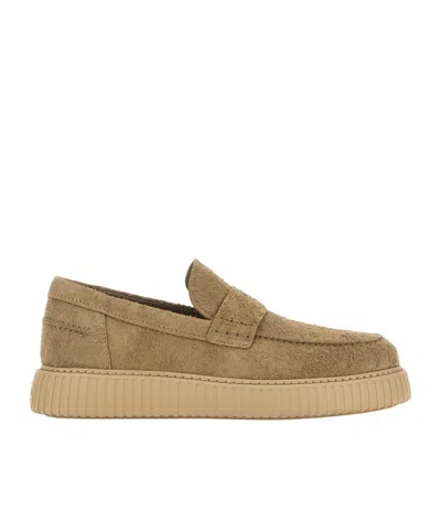 Hogan H677 Loafer Shoes In Brown