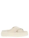 Hogan H680 - Skyscraper Sandals In Neutral