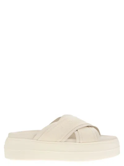 Hogan H680 - Skyscraper Sandals In Neutral