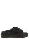Hogan Cross Strap Platform Sandals
