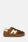 Hogan Low Top Platform Sole Sneakers In Multi