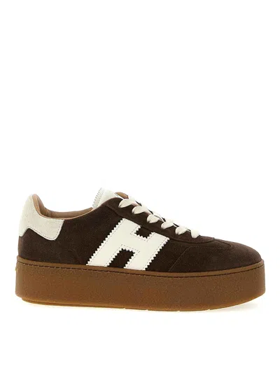 Hogan H681 Sneakers In Brown