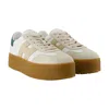 Hogan Cool Platform Leather Low-top Sneakers In Neutral