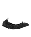Hogan 'h684' Leather Ballerinas In Black