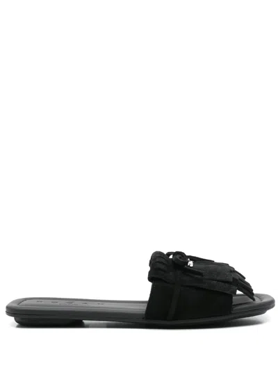 Hogan H685 Sandalo Frangia In Animal Print