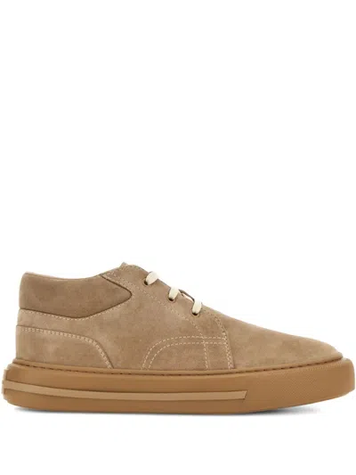 Hogan H691 Sneakers In Brown