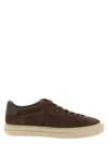 Hogan H691 Lace-up Sneakers With Suede Upper And Memory Foam Comfort In Brown