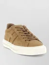Hogan H691 Sneakers Suede Finish Rubber Sole In Brown