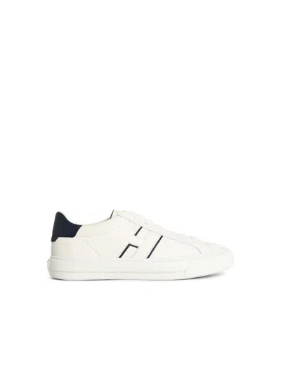 HOGAN HOGAN 'H691' WHITE LEATHER SNEAKERS