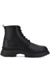 Hogan H692 Lace-up Leather Boots With Zip Shoes