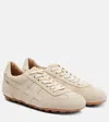 Hogan Rounded Nappa Leather Sneakers With Elevated Profile