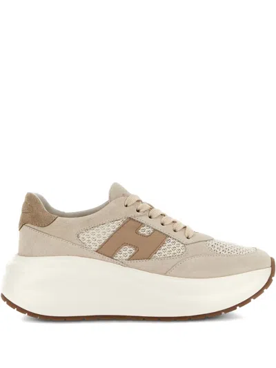 Hogan H 696 Maxi I Active Platform Sneakers In Multi