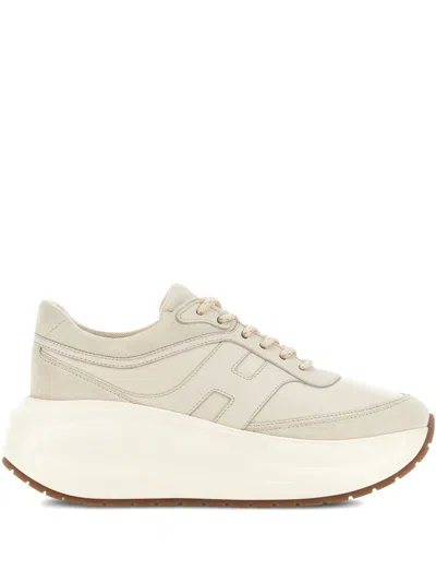 HOGAN HOGAN H696 LEATHER SNEAKERS