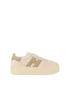Hogan H698 Calfskin Suede Low-top Sneakers In Multi