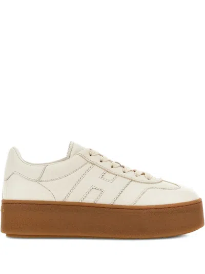 Hogan H698 Plateau-sneakers In Neutral