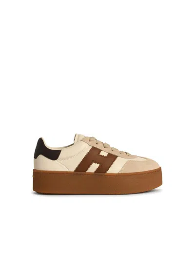 Hogan 'h698' White Leather Sneakers