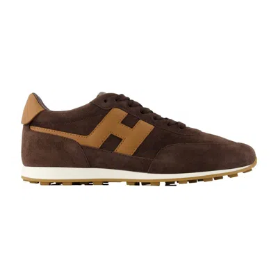Hogan H699 Allacciato Sneaker In Brown