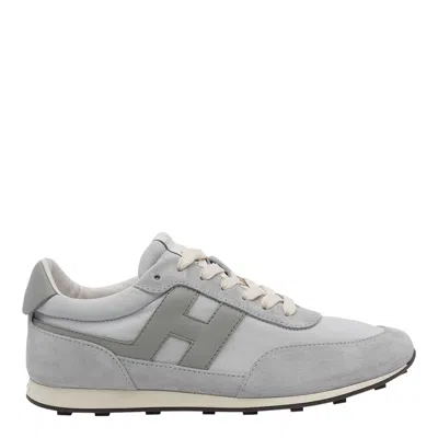 Hogan Lace-up Sneakers In Gray