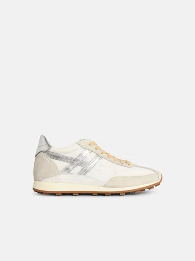 Hogan 'h699' White Leather Blend Sneakers