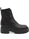 Hogan 20mm Lace-up Platform Boots In Black
