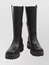 Hogan H700 Ankle Boots Pull Tabs In Black