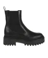 Hogan Elastic-panel Platform Chelsea Boots In Black