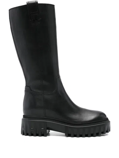 HOGAN HOGAN H700 LEATHER BOOTS