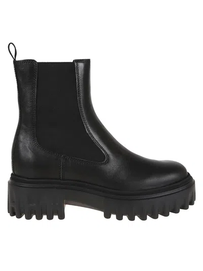 HOGAN H700 LEATHER CHELSEA BOOTS