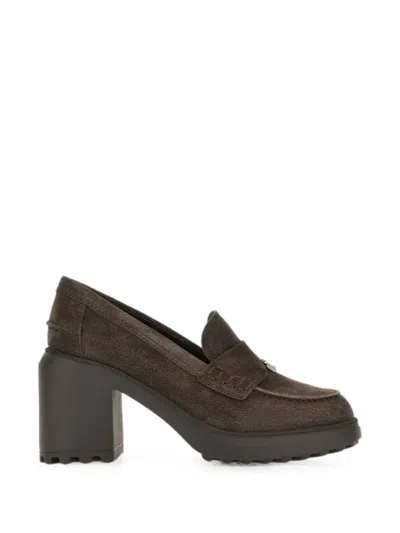 Hogan H724 Loafers In Brown