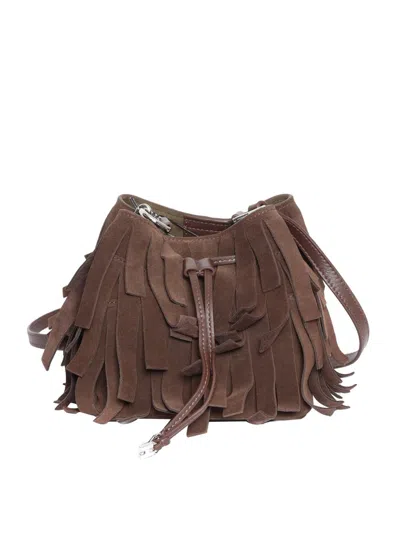 Hogan Hand Held Bag. In Brown