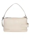 Hogan Script Bauletto Leather Shoulder Bag In Green