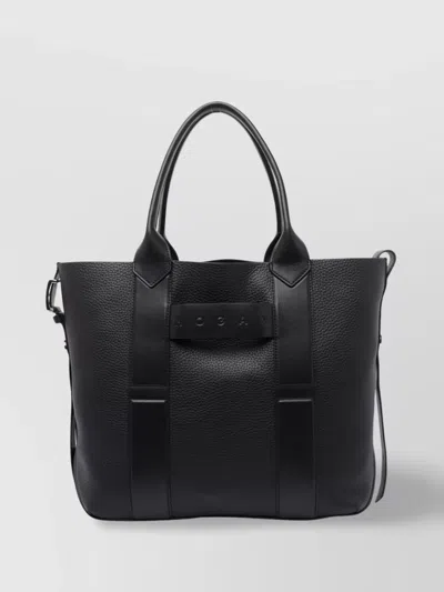 Hogan Handbag With Textured Finish And Double Handle