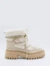 Hogan Chunky Sole Ankle Length Boots In Animal Print