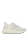 Hogan Chunky Sole Sneakers With Layered Design In Gray