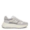 Hogan Low Top Sneakers With Suede And Leather In Grey