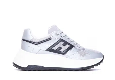 Hogan Hi-fi  Sneakers In Silver