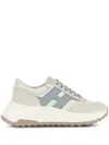 Hogan Chunky Sole Sneakers With Textured Outsole In White