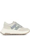 Hogan Chunky Sole Sneakers With Textured Outsole In White